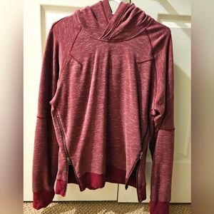 Lulu hooded sweatshirt with side zippers